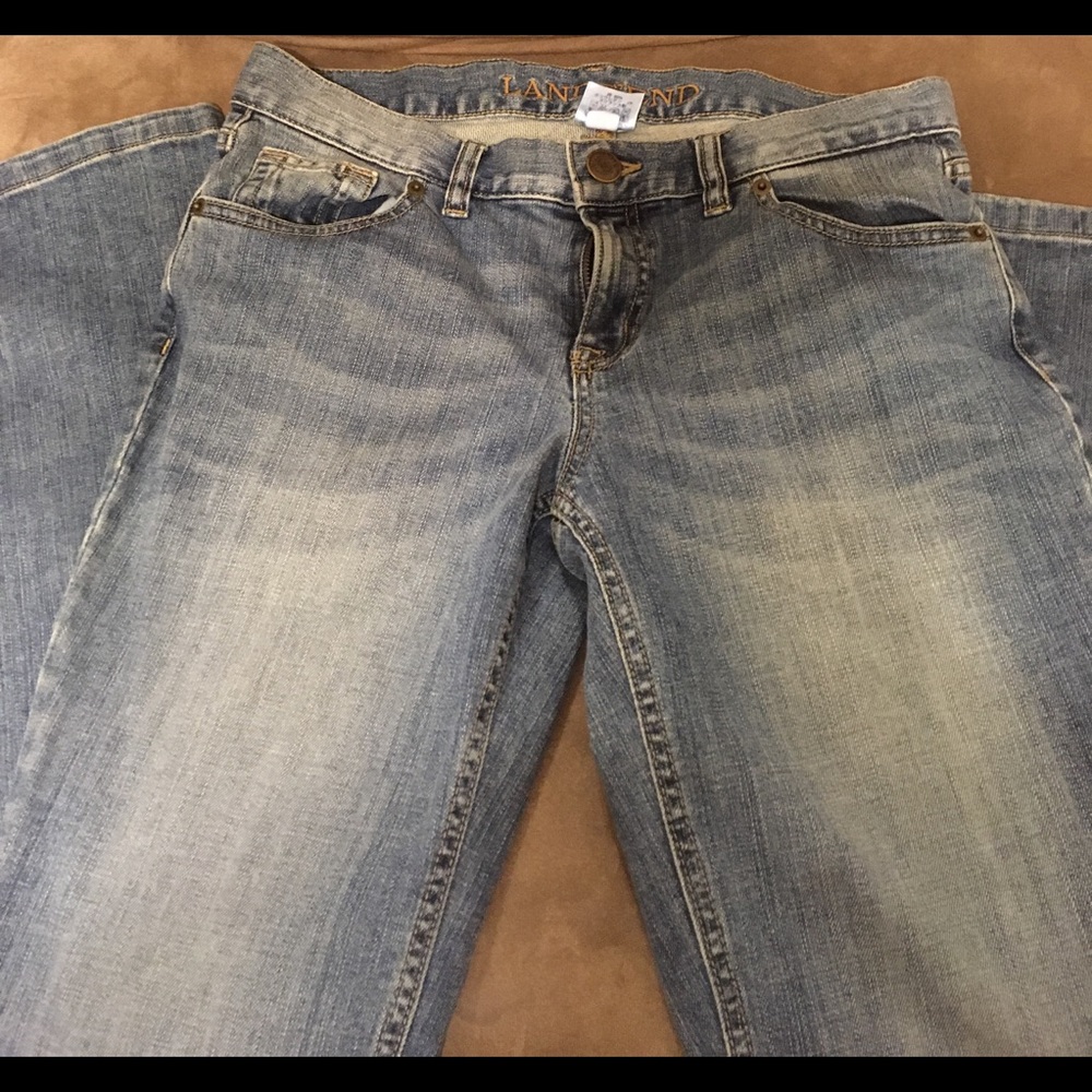 Boot-Cut Lands’ End Jeans